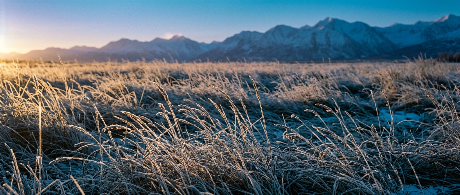 Anchorage spring lawn emerging from late-season snow